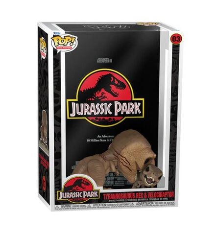 Figurine Funko Pop! Movie Poster - Jurassic Park - T-rex Et Velociraptor